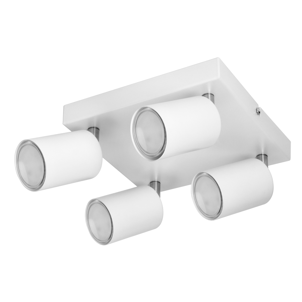 DOA SP 4 wall and ceiling light, white, GU10, max. 4x50W, IP20